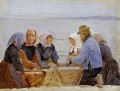 Mujeres y pescadores de Hornbaek21875 Peder Severin Kroyer